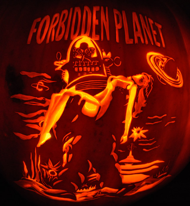 Pumpkin Carving: Forbidden Planet - Noel