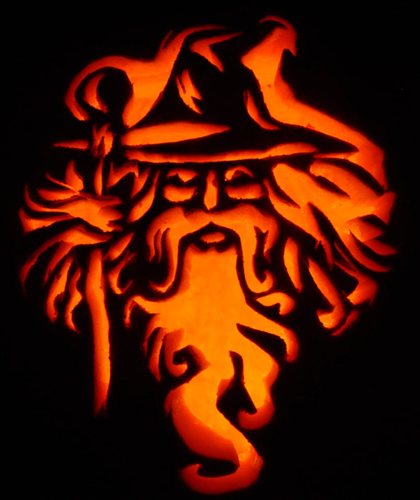 the hobbit pumpkin carving